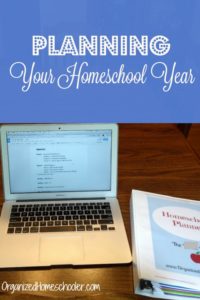Planning your homeschool year is easy with a curriculum map. Here are step by step instructions to create a yearly homeschool plan.