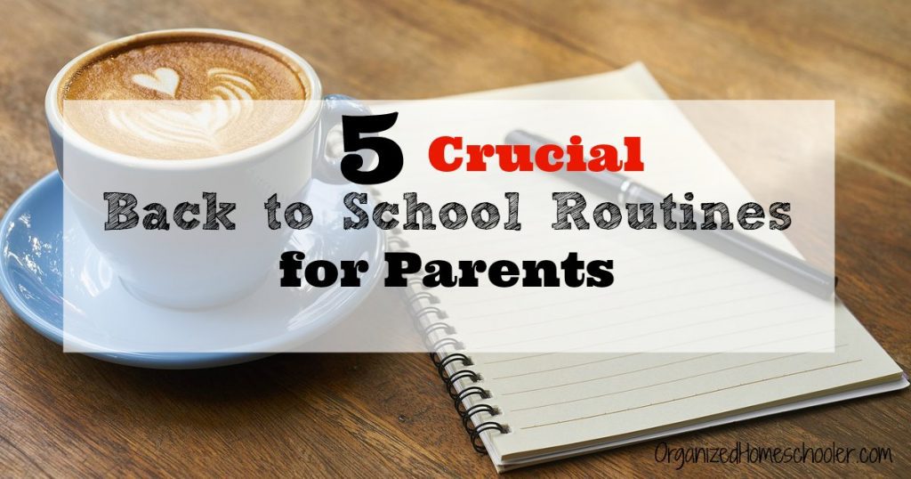 Getting Kids Back Into a School Routine ~ The Organized Homeschooler