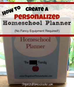 Creating your own homeschool planner is easier than you think! You do not need to buy an expensive homeschool planner when you can make your own cheap homeschool planner.