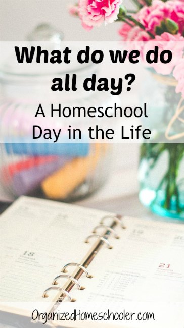Ever wonder what homeschoolers do all day? Check out my 'homeschool day in the life' to find out!