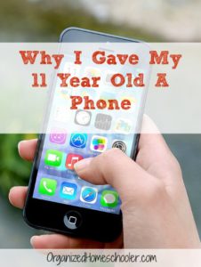 Mixing cell phones and children doesn't have to be scary! See why I gave my 11 year old a cell phone.