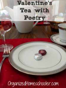 Valentine's tea with poetry is a wonderful way to expose your kids to poetry in a fun setting.