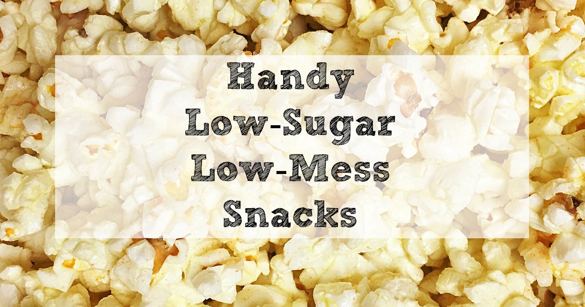 These low-sugar and low-mess snacks are kid friendly. They are perfect for when you need a snack on the go. They are also quick snack options for when you are snack mom.