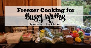 Once a month meals is the perfect way for busy moms to meal plan. Freezer cooking lets you have healthy recipes with minimal work.