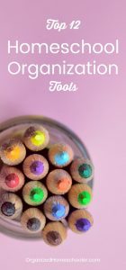 Check out these homechool organization supplies to find storage solutions - both big and small!