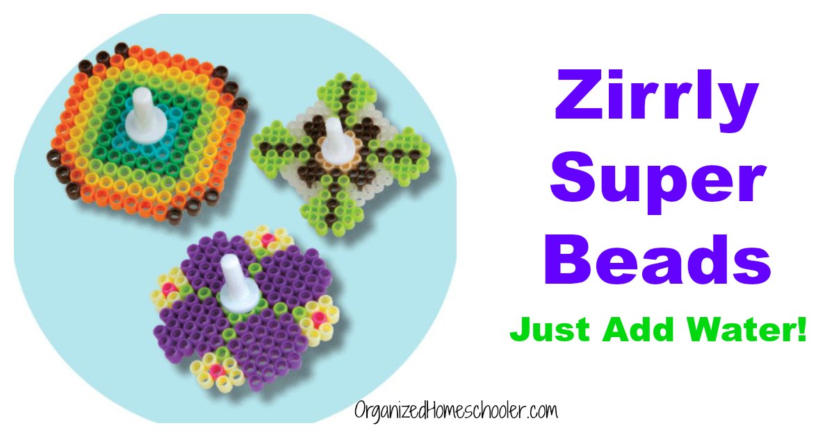 Zirrly super beads area a great way to create 3-d crafts. No ironing required!