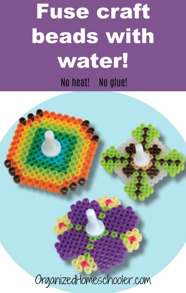 Zirrly super beads area a great way to create 3-d crafts. No ironing required!