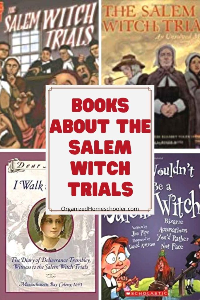 books about the salem witch trials written over 4 book covers