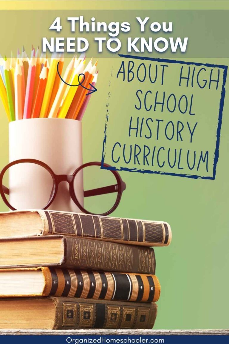 4 Things You Need to Know About Homeschool High School History ...
