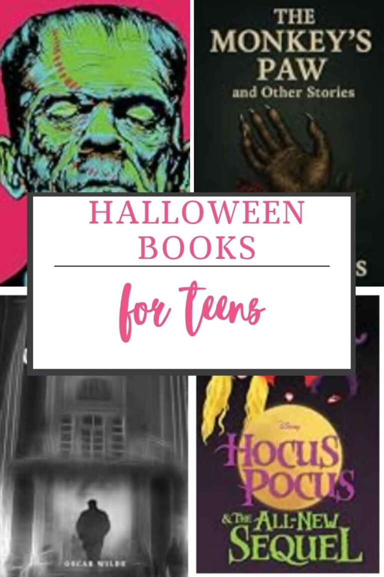 halloween books for teens written in between 4 book covers